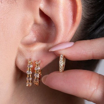 Earring 817SPK1039 Gold Heliophilia Silver
