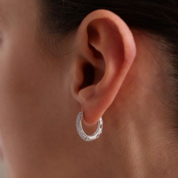 Silver Earring 155VRN5363 Silver Heliophilia Silver