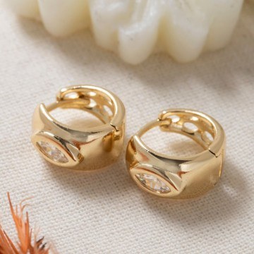 Earring 817SPK1067 Gold Heliophilia Silver