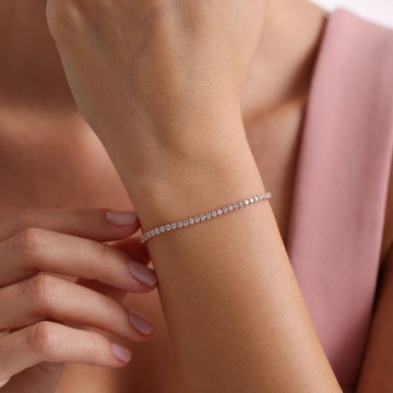 Silver Bracelet 155VRN5400 Rose Heliophilia Silver