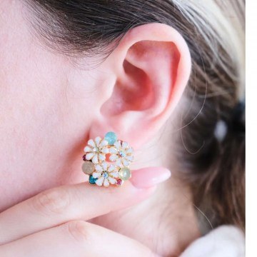 Earring 511AUR1653 Gold Heliophilia Silver