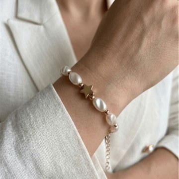 Bracelet 763ICN1204 Gold-White Heliophilia Silver