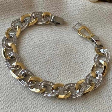 Bracelet 763ICN1103 17cm Gold Heliophilia Silver
