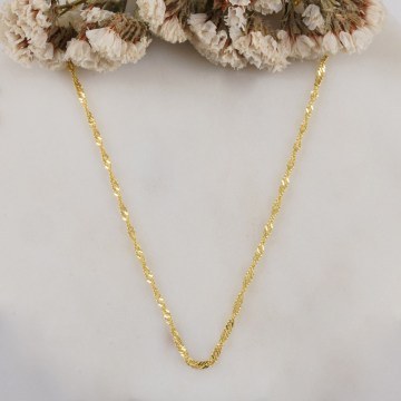 Κολιέ Ασημένιο 132SDE2897 60cm Gold Heliophilia Silver