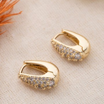 Σκουλαρίκια 817SPK1173 Gold Heliophilia Silver