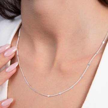 Silver Necklace 757ELS5271 Silver Elika Silver