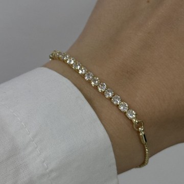 Bracelet 600KNS1236 Gold Heliophilia Silver