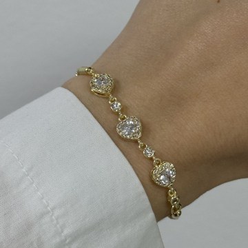 Bracelet 600KNS1230 Gold Heliophilia Silver
