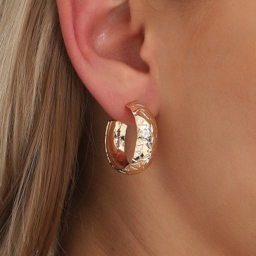 Earring 193RSS1118 Gold Heliophilia Silver