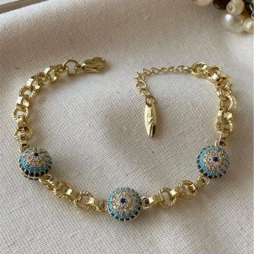 Bracelet 646SLN1110 Gold Heliophilia Silver