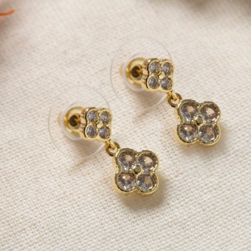 Σκουλαρίκια 817SPK1174 Gold Heliophilia Silver