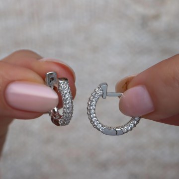 Silver Earring 155VRN3458 Silver Heliophilia Silver