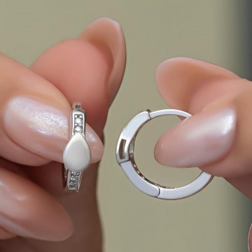 Silver Earring 155VRN4311 Silver Heliophilia Silver