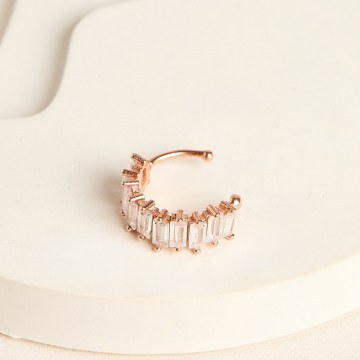 Silver Earring 757ELS1823 Rose Gold Elika Silver
