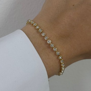 Bracelet 600KNS1250 Gold Heliophilia Silver