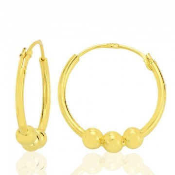 Silver Earring 132SDE5707 Gold Heliophilia Silver