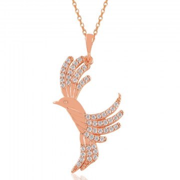 Κολιέ Ασημένιο 132SDE3262 45cm Rose Gold Heliophilia Silver