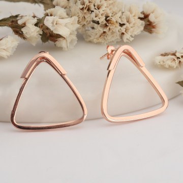 Silver Earring 132SDE2129 Rose Gold Heliophilia Silver