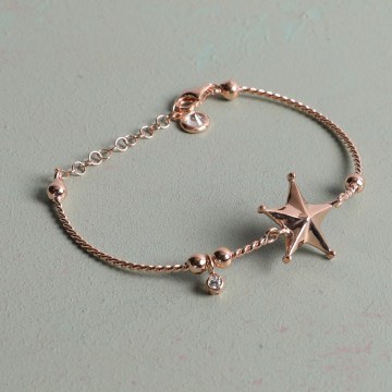 Silver Bracelet 132SDE1301 Rose Gold Heliophilia Silver