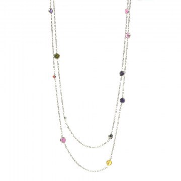 Κολιέ Ασημένιο 132SDE2949 100cm Silver Heliophilia Silver