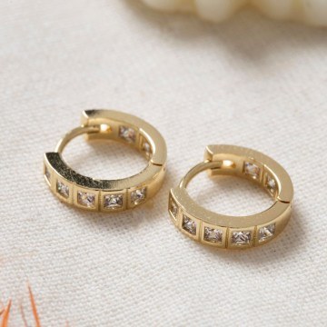 Earring 817SPK1058 Gold Heliophilia Silver
