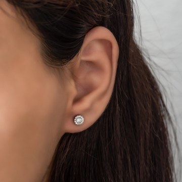 Silver Earring 155VRN2372 Silver Heliophilia Silver