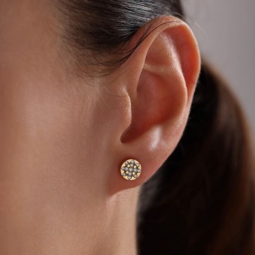 Silver Earring 155VRN5429 Gold Heliophilia Silver
