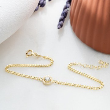 Silver Bracelet 155VRN4105 16+3cm Rose Gold-White Heliophilia Silver