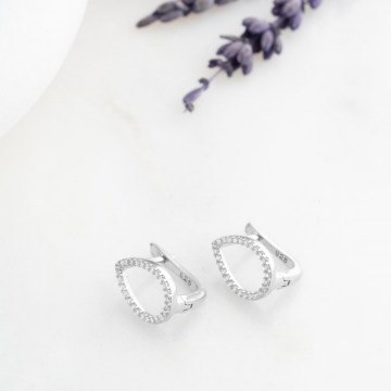Silver Earring 155VRN4420 Silver Heliophilia Silver