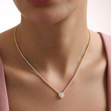 Κολιέ Ασημένιο 912VRN1480 Gold Heliophilia Silver