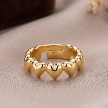 Ring 511AUR2241 Gold Heliophilia Silver