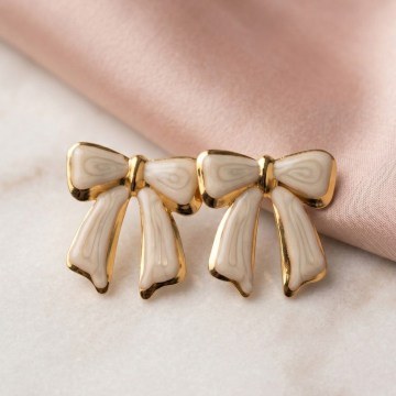 Steel Earring 511AUR2203 3cm Gold Heliophilia Silver