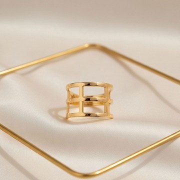 Ring 339KRL1440 Gold Heliophilia Silver
