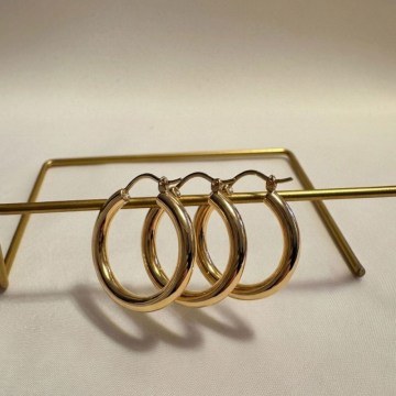 Σκουλαρίκια 339KRL1398 Gold Heliophilia Silver