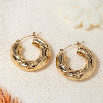 Earring 817SPK1320 Gold Heliophilia Silver