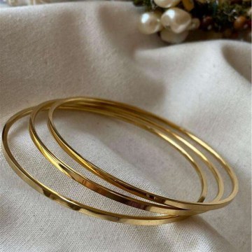 Bracelets Set 646SLN1116 Gold Heliophilia Silver