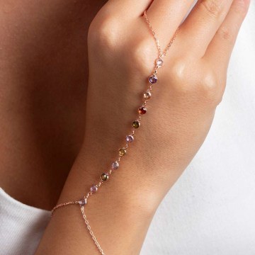 Silver Chain 189RSM1303 Rose Gold Heliophilia Silver