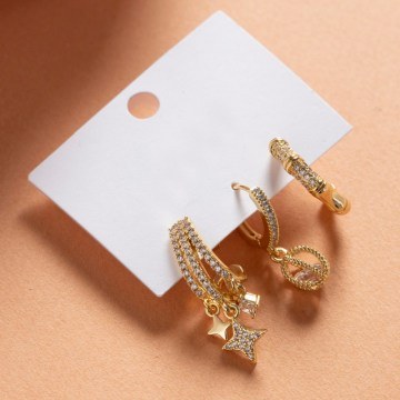 Earrings Set 410ELK1839 Gold Elika