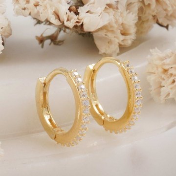 Σετ Σκουλαρίκια Ασημένια 132SDE2472 Gold Heliophilia Silver