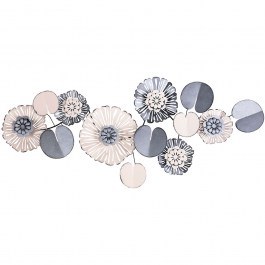 Διακοσμητικό Τοίχου Belleza 279ENZ3114 111x9x47cm Multi-Grey Wallity MULTI-GREY