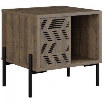 Bedside Table Dionysos 855DTE3561 45x40x46,6cm Brown