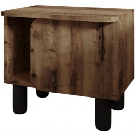 Κομοδίνο River 382NRC1814 50x30x48,6cm Antique Walnut WALNUT