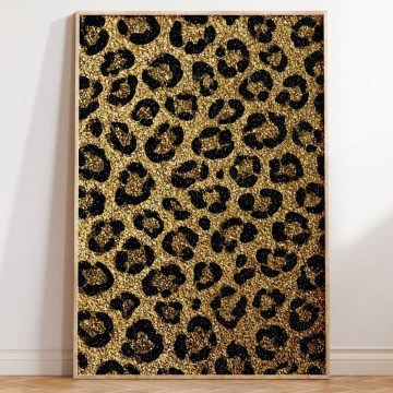 Κάδρο 862VRL5221 50x70cm Black-Gold Wallity