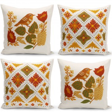 Decorative Pillowcases Artpnch (Set 4Pcs) 302NUV2184 Multi Aberto Design