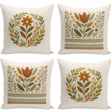 Decorative Pillowcases Artpnch (Set 4Pcs) 302NUV2186 Multi Aberto Design