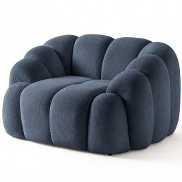 Πολυθρόνα Octavio 752EST2705 135x80x70cm Navy Blue NAVY BLUE