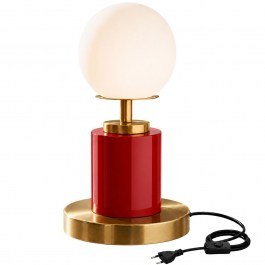 Table Lamp Moira 892OPV3594 17x17x34cm 1xE27 40W Red-Gold Opviq RED-GOLD