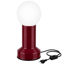 Table Lamp Pillar 892OPV3616 10x10x24cm 1xG9 10W Burgundy Opviq BURGUNDY