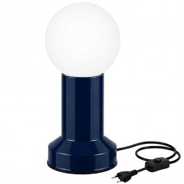 Table Lamp Pillar 892OPV3617 10x10x24cm 1xG9 10W Navy Blue Opviq NAVY BLUE