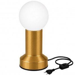 Table Lamp Pillar 892OPV3619 10x10x24cm 1xG9 10W Gold Opviq GOLD